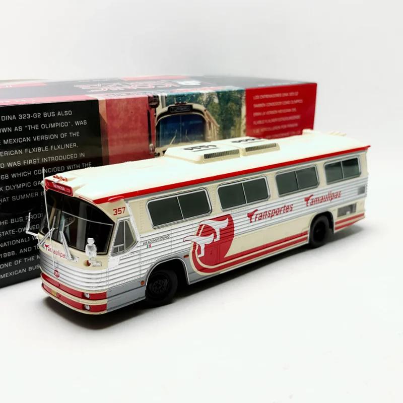 ICONICREPLICAS 1/43 Scale Alloy DINA 323-G2 BUS Model Souvenir Toy Adult Gift Desktop Ornament Collectibles