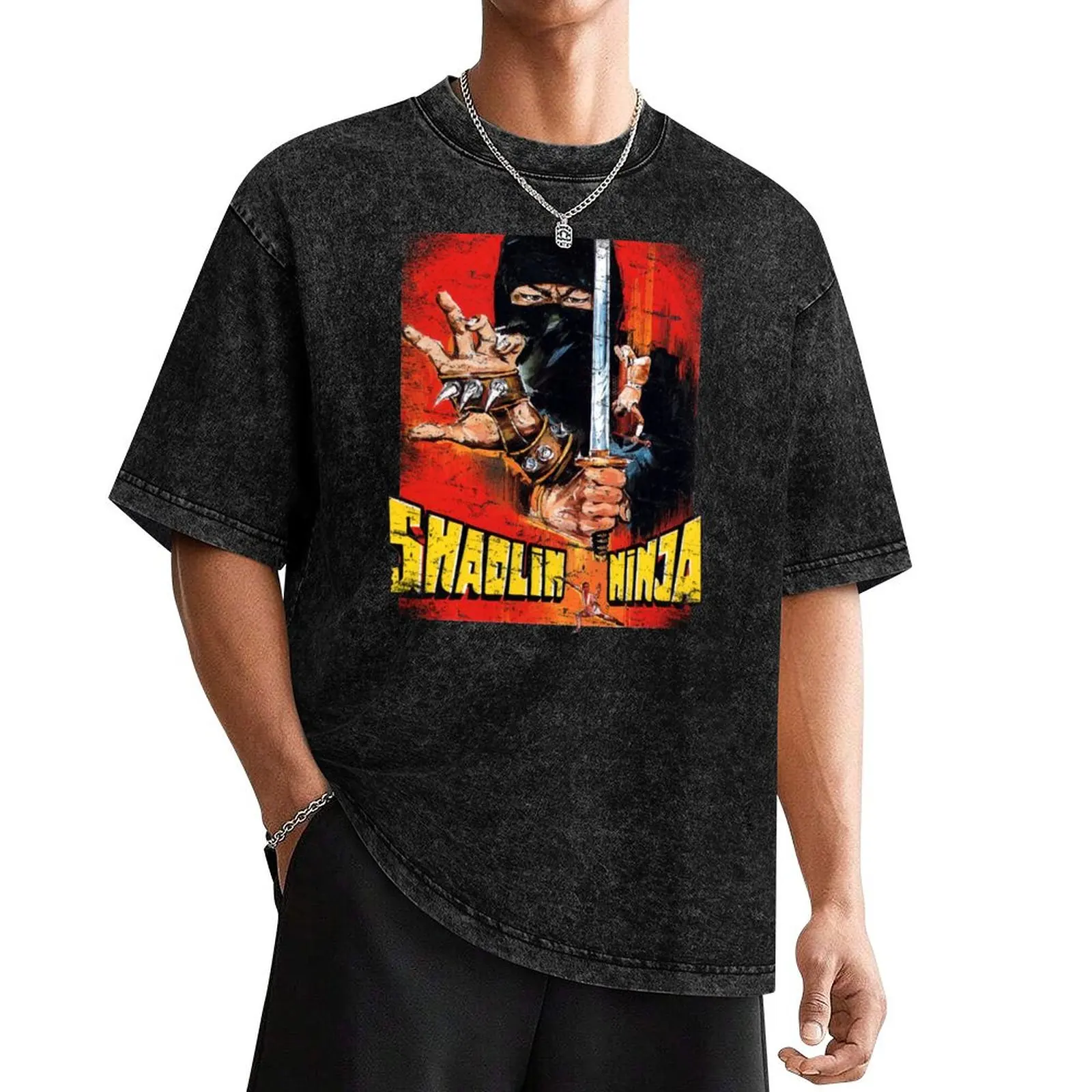 

Shaolin Ninja Martial Arts Vintage movie kung fu gift T-Shirt plus sizes cheap stuff luxury clothes men