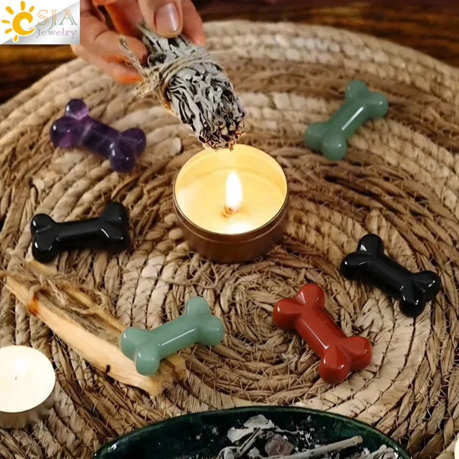 

CSJA 1 шт. натуральный камень ручная резная статуя костей ремесленный орнамент Рейки Исцеляющий кристалл комната офисный домашний декор H797