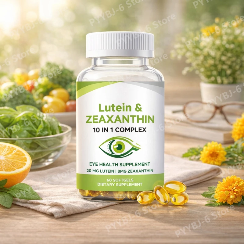 

Lutein & Zeaxanthin Supplement 60 Softgels Daily Dietary Supplement for Adults Eye Care Nutrients Support Daily Eye Wellness