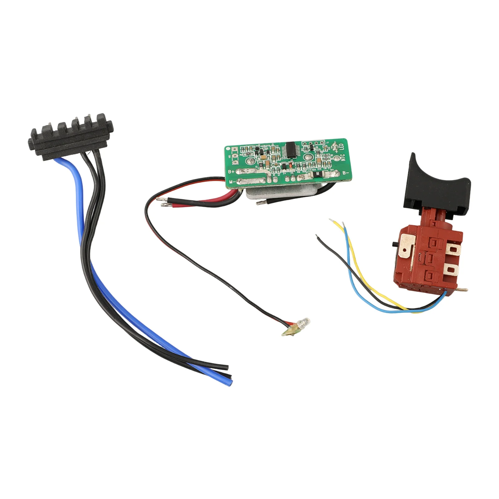 

Switch With Control Board Kit For WORX WU390 WX390 WX390.1 WX390.31 WU390.9 WX390.9 20V H3 Switch Drill Control Board Connector