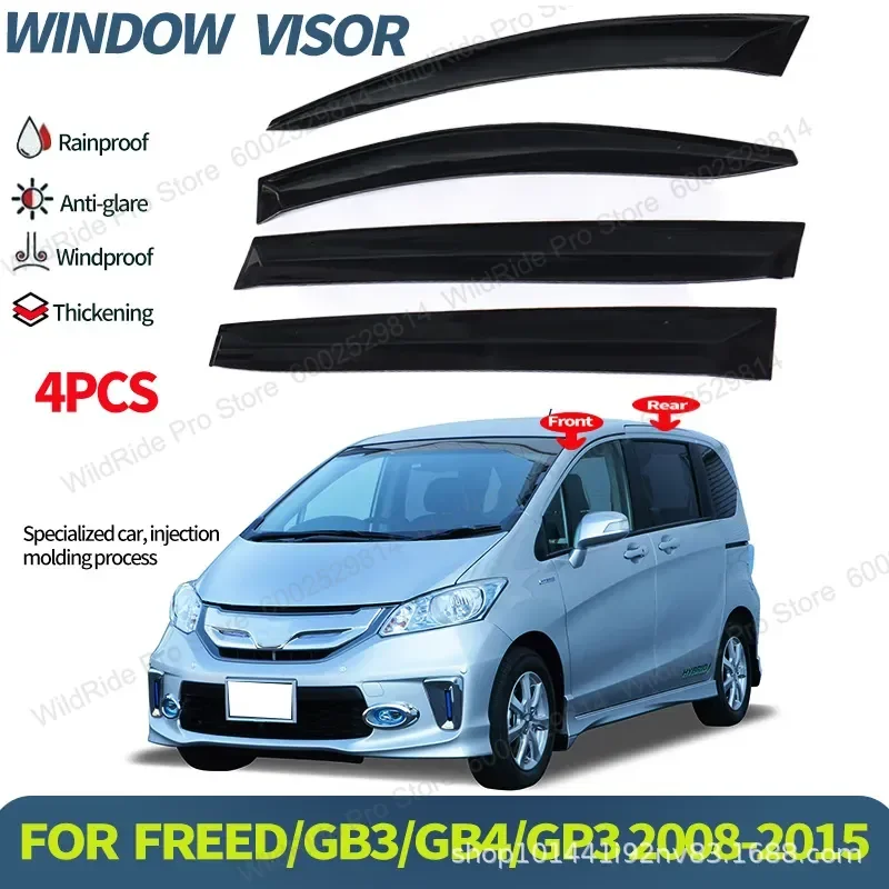 Suitable for Honda Freed Weather and Rain Baffle GB3 GB4 GP3 2008 to 2015 Window Visor