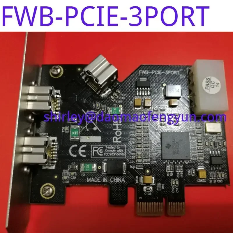 

Used FWB-PCIE-3PORT Industrial Vision Camera Acquisition Card
