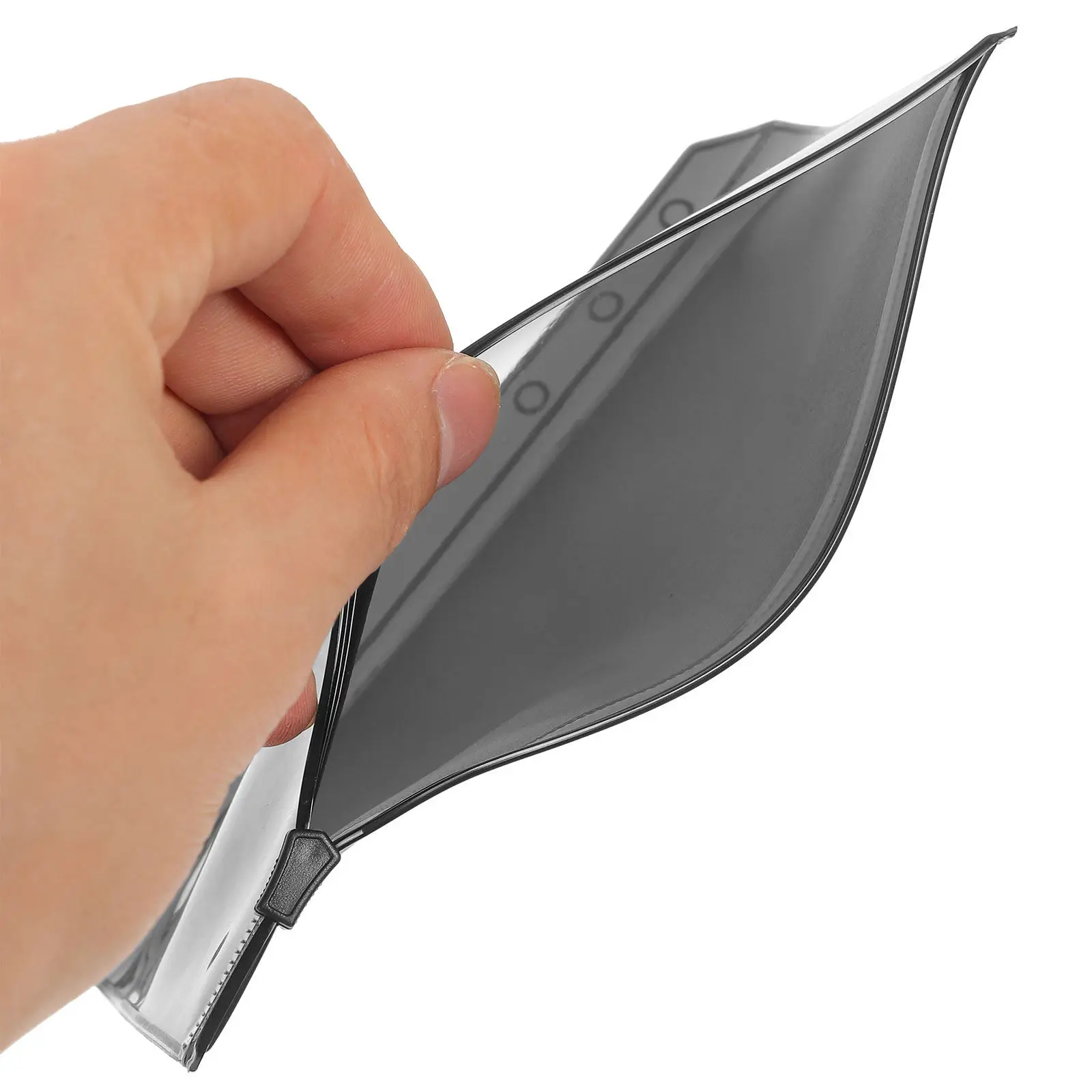 

20Pcs 6-Hole A6 Binder Pocket Plastic Folder Organizer Loose Leaf Bags Document Pouch Filing Storage for Office Work School