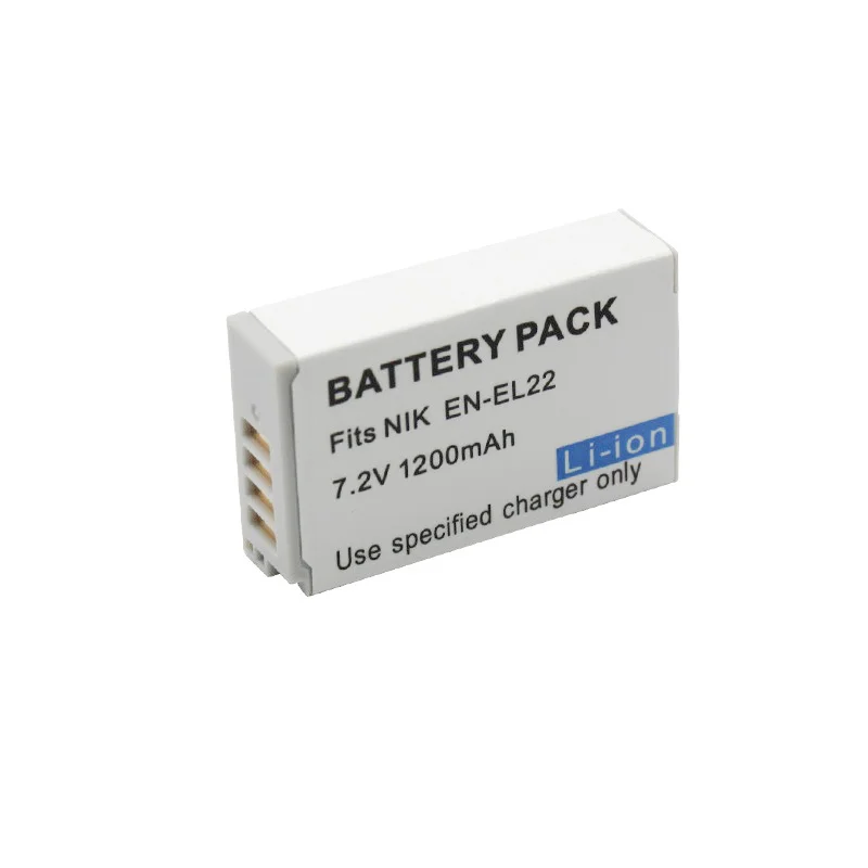EN-EL22 ENEL22 EL EL22 1200mAh Battery for Nikon 1 J4 Nikon 1 S2 Camera for Nikon EL22 Camera Bateria