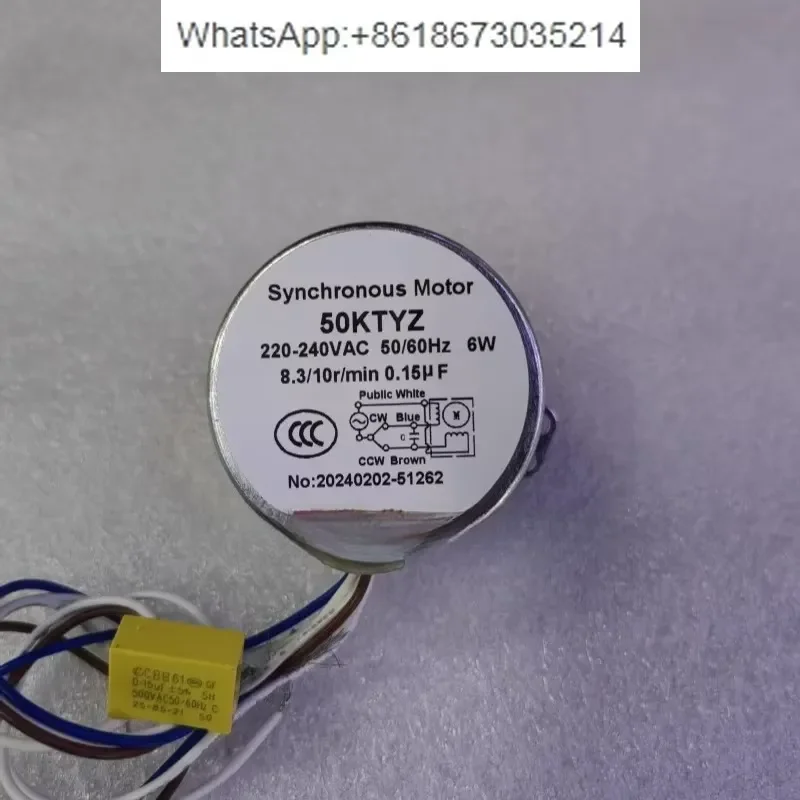 1PC 10Pcs Claw Type Permanent Magnet Synchronous Geared Motor for 50KTYZ 2.5R 5R 8.3R Low Speed High Torque