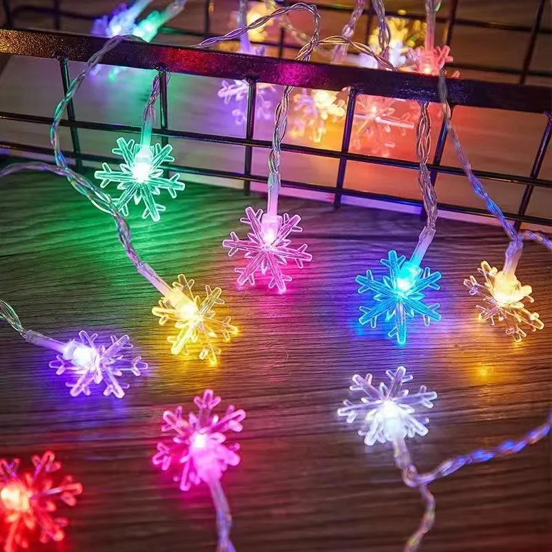 6M USB/Battery Power LED Ball/star/snowflake Garland Lights Fairy String  Lamp Christmas Holiday Wedding Party Lights Decoration