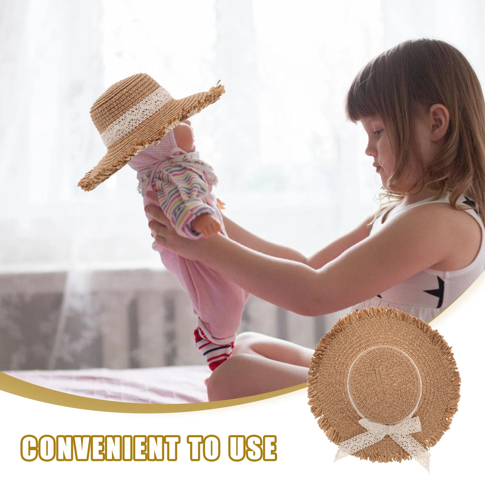 Mini kleine hoge hoed opvouwbare kanten strik geweven ambachtelijke hoed foto prop accessoire voor miniatuur hoeden kleine ambachtelijke hoeden mini ambachten