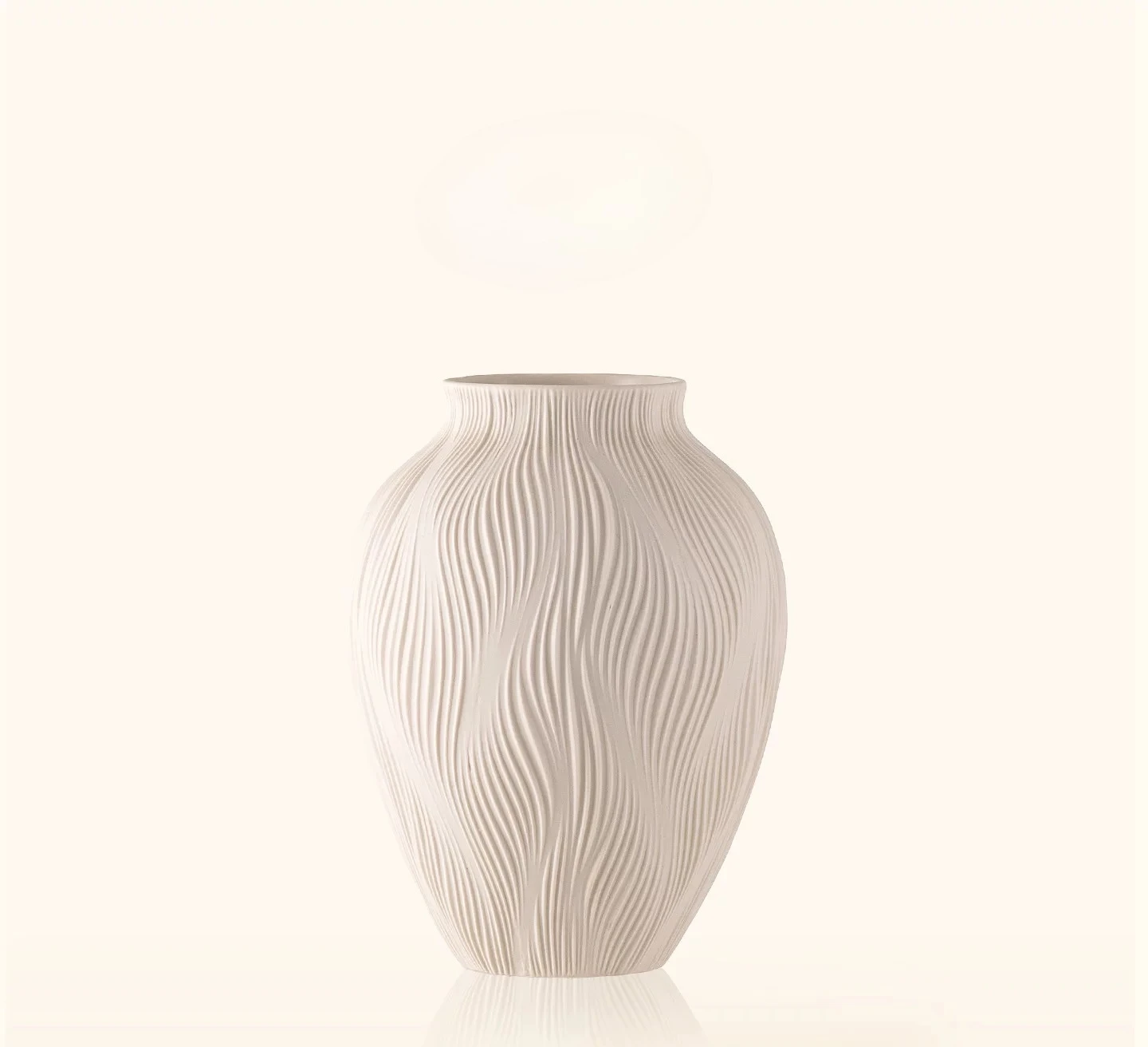 PYH Vase Wohnzimmer-Ornament Blumenarrangement Keramik Neu Chinesisch Weiß Jingdezhen Esstisch Blumen