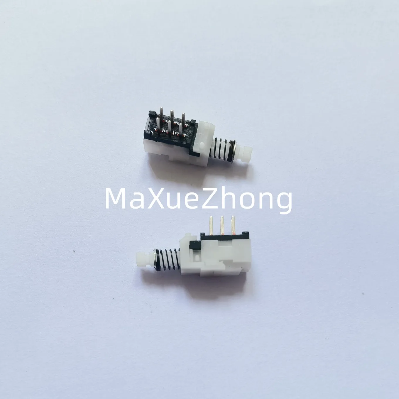 Original new 100% JFPB-21S-A double row 6pin side press self-locking switch button switch power amplifier power keyboard plastic