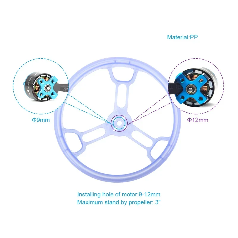 4PCS HGLRC PP Propeller Guard 2.5inch 3inch for RC FPV Racing Freestyle 2.5inch 3inch Cinewhoop Ducted Drones 1102 1306 1408