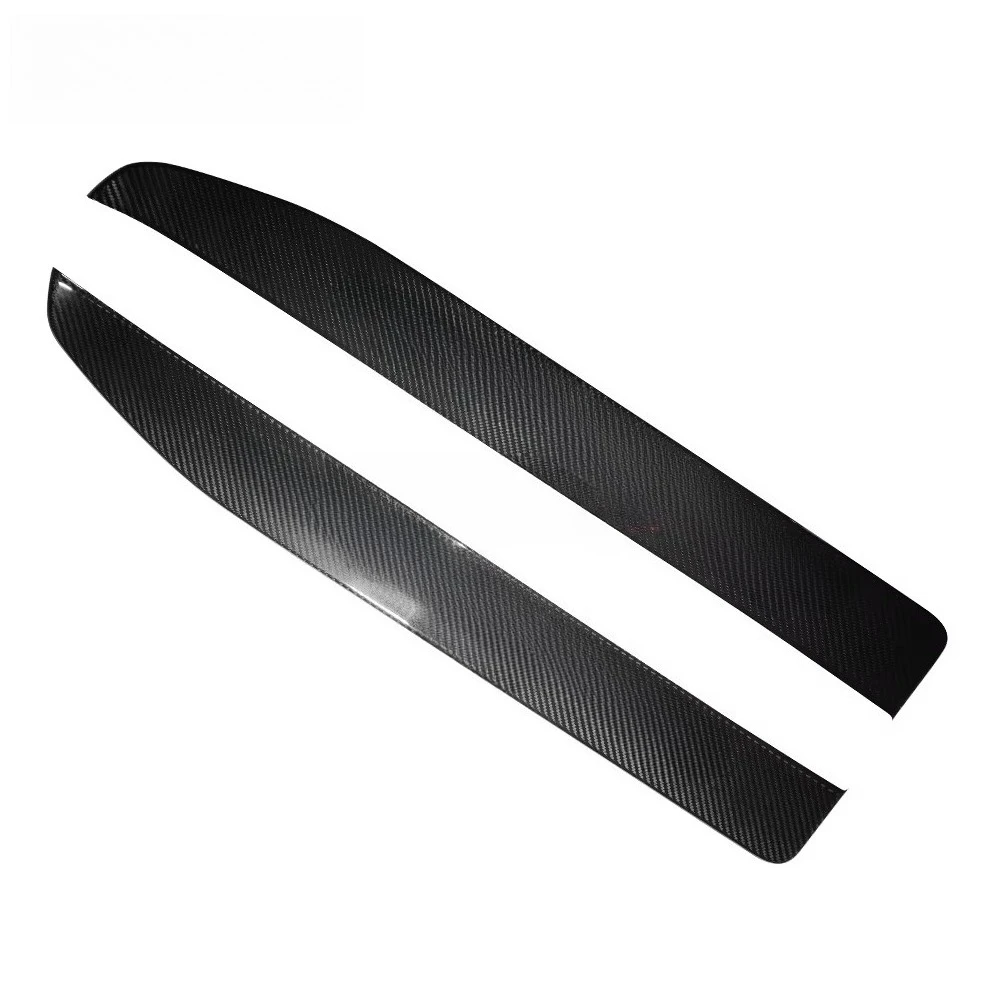SUNMAX for GT GTR GTS GTC C190 R190 2015-2023 Real Carbon Fiber Car Interior Door Sill Protect Plate Cover