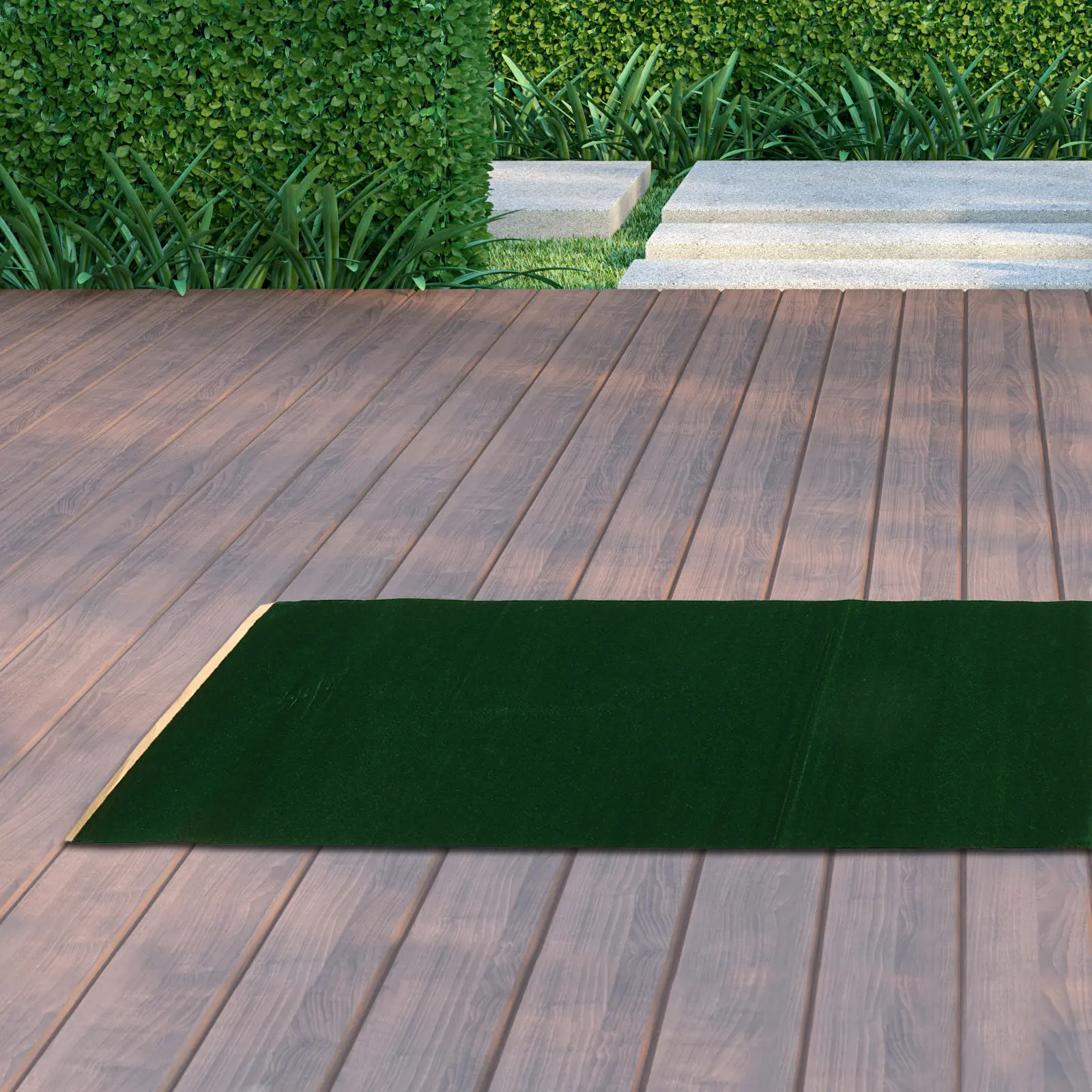 Artificial Turf Rug Green 39x14 Balcony Grass Carpet Soft Thick Synthetic Grass Rug Outdoor Indoor Lawn Mat Patio Decor