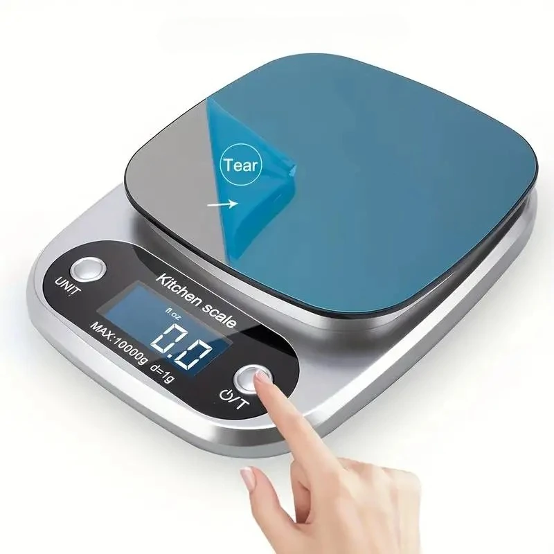 

10kg/1g Digital Kitchen Scale High precision LCD Electronic Food Scale Jewelry Coffee Baking Portable High-quality Kitchen Tools