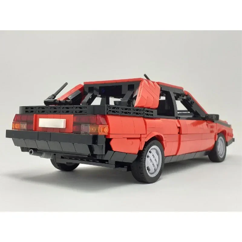 MOC-127643 الأحمر الجديد الكلاسيكي Supercar سباق بنة نموذج 1396 أجزاء MOC الإبداعية الصبي عيد ميلاد اللبنات لعبة هدية