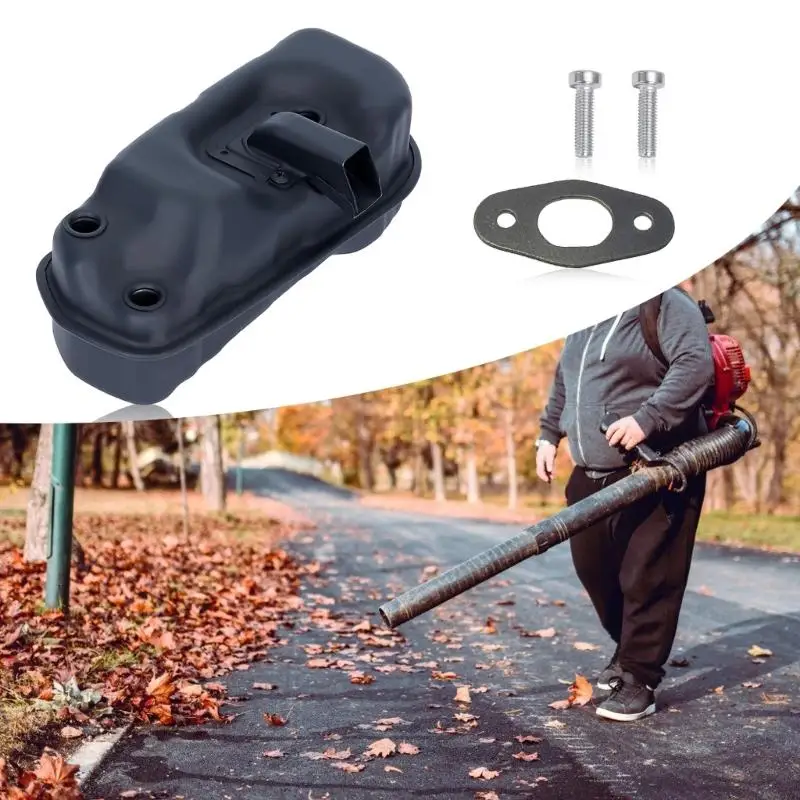 แพ็คเกจเปลี่ยนท่อไอเสียแบบสมบูรณ์สำหรับเครื่องเป่าลมแก๊ส BR800C รวมถึงปะเก็นซีล M4YD