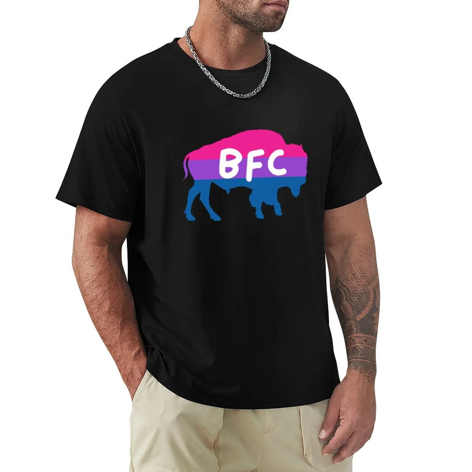 

BFC Bi Pride T-Shirt vintage graphic tee custom t-shirts boys whites Funny t-shirts tee shirts for men