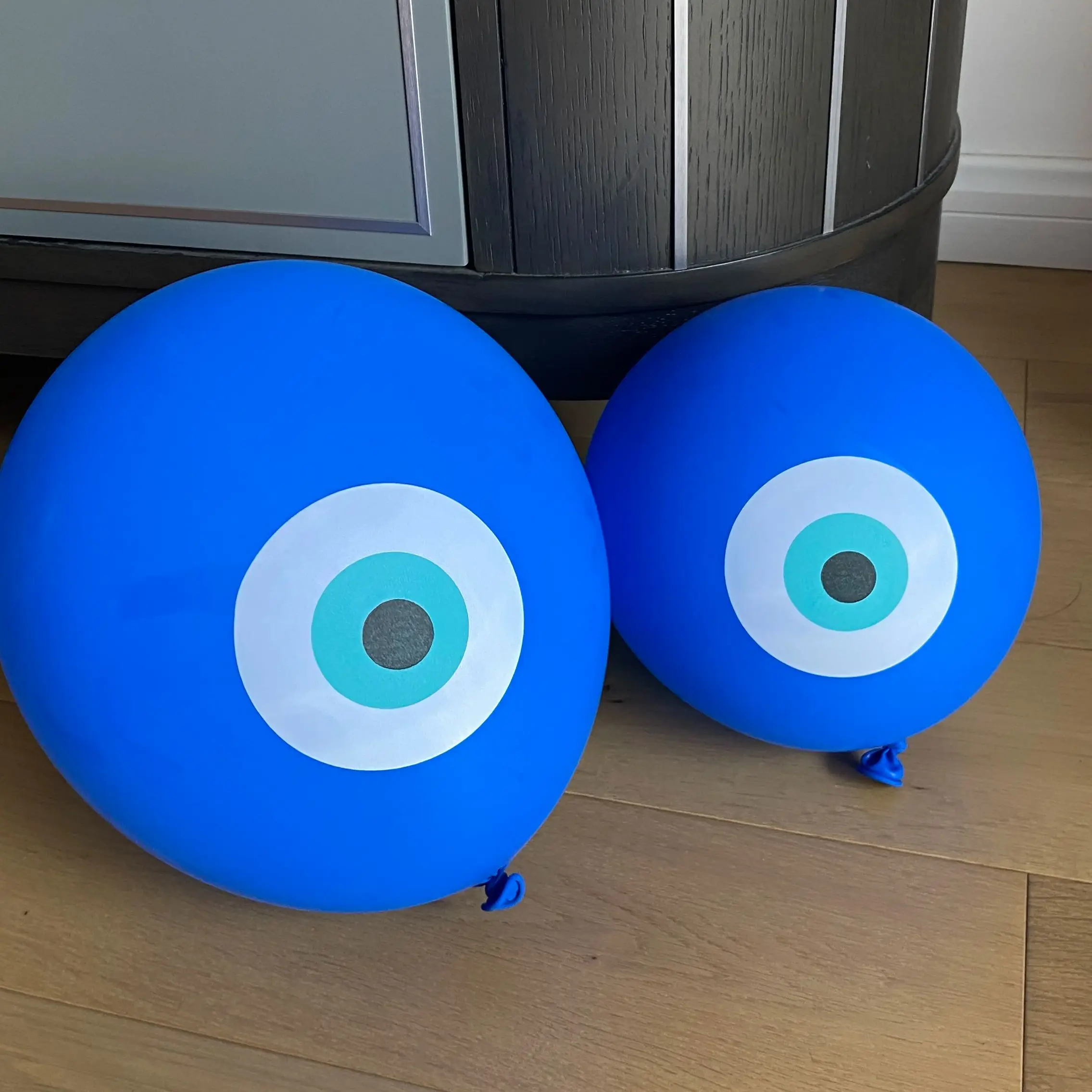 12 Water Green Evil Eyes Balloons Mashallah Decorations Circumcision Balloon
