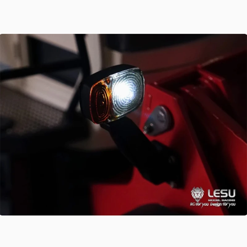 Lesu Model For 1/16 Construction Machinery Lesu Loader Headlight S-1274 Led Spotlight Spotlight Diy Modified Rc Accessories