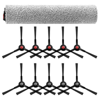 A65T-For Eufy Omni S1 Pro/E25/E28 Robot Vacuum Cleaner Replacement Parts-11PCS Washable Side Brush Rolling Mop Set
