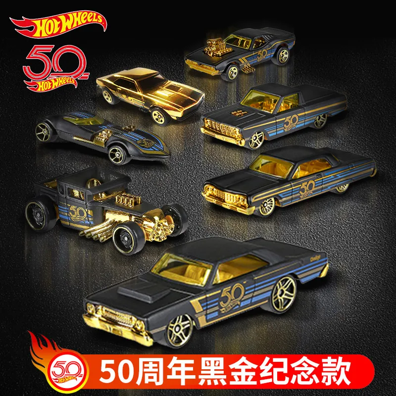 Original Hot Wheels Car 50th Anniversary Diecast 1/64 Vehicles 67 Camaro Collector Metal Alloy Model Toy for Boys Children Gift