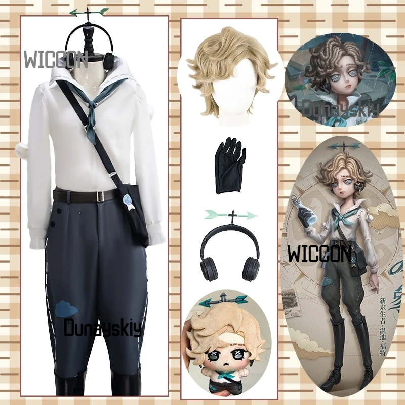 

Identity V IDV Wendy Ford Cosplay Costumes Wig Accessions Plush Fans Gift Kawaii Party Daily Shirt Pants High Quality Halloween