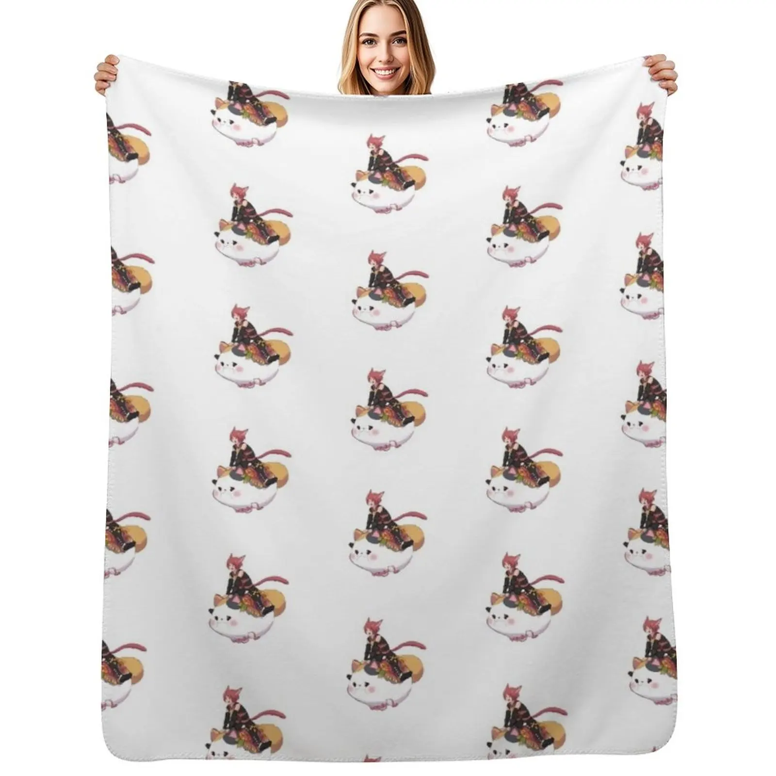 

graha tia Throw Blanket Cute Plaid Furry Beautifuls Plaid on the sofa Blankets