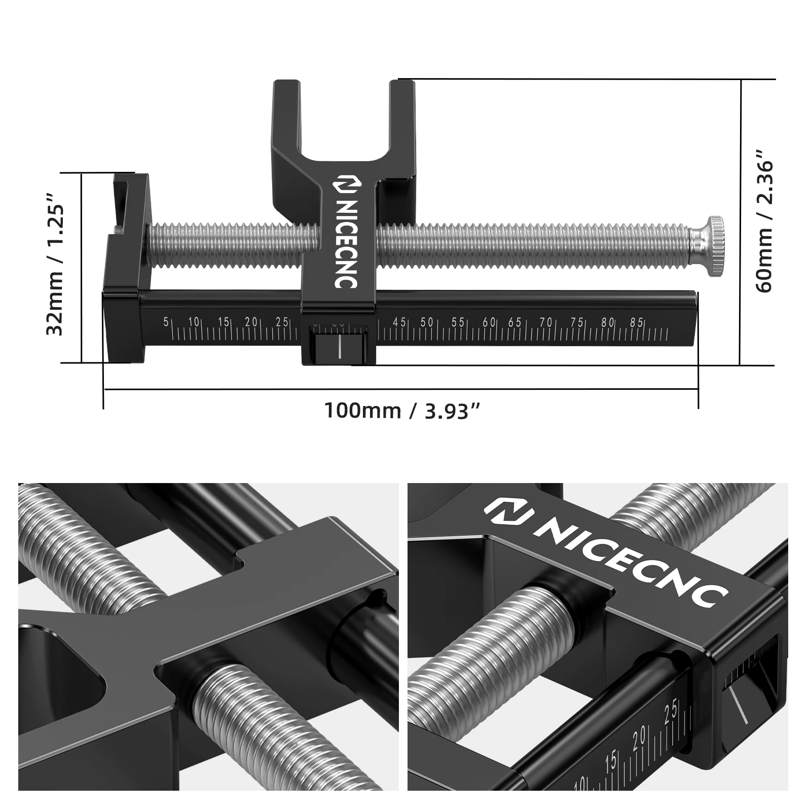 

NICECNC Universal Chain Slack Adjustment Tool For KTM EXC 300 TPi Husqvarna TE 300 GasGas EC Beta RR 300 RR 125 Sherco SE-R SE-F