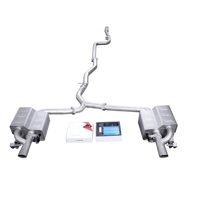 High Quality Auto Spare Parts Factory Price Exhaust Muffler Catback with Valve For Benz W213 E200 E300 2.0T
