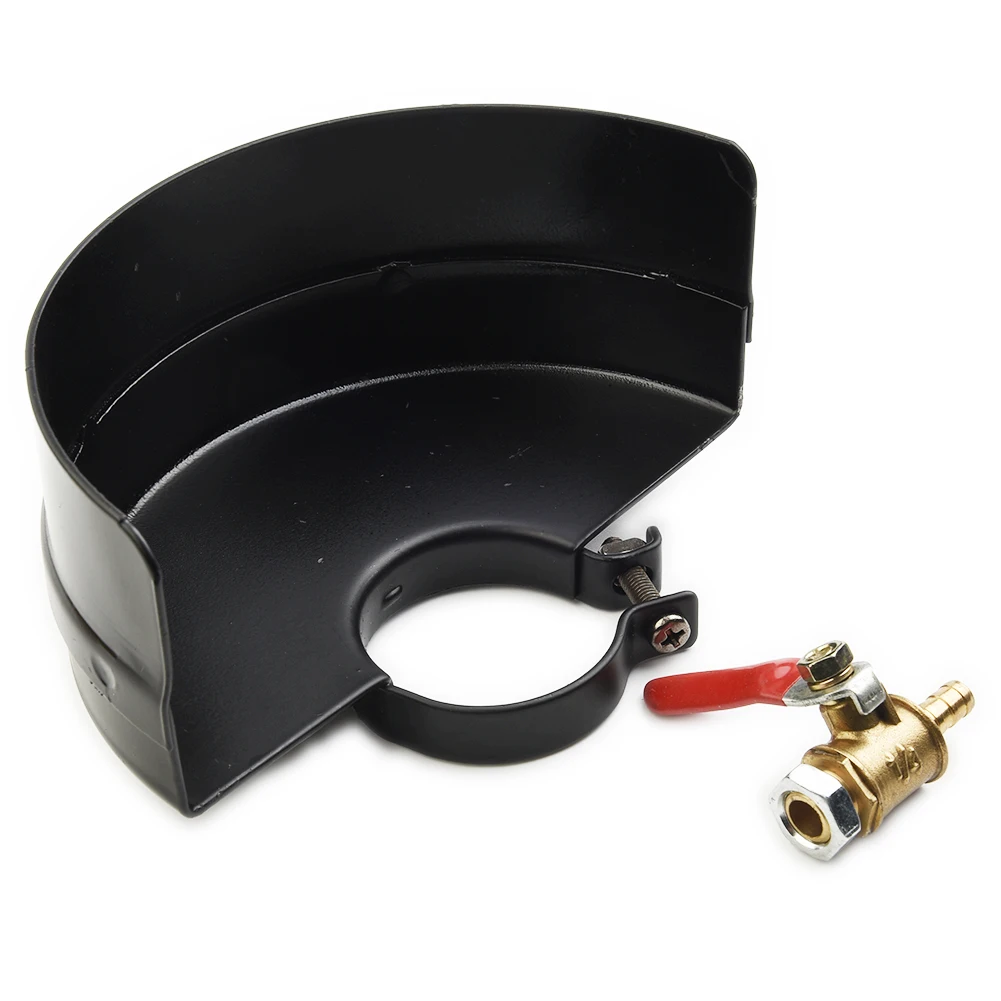 Angle Grinder Shield Set Water Cutting Machine Base Safety Cover With Copper Control Valve 135*43mm Angle Grinder Shield Set