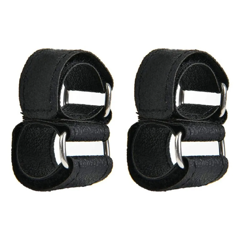 

Rod Fixed Strap Rod Holder Belt Parts PU Leather+Nylon 2 Pcs Accessories Anti-Slip Black Easy To Adjust Hot Sale
