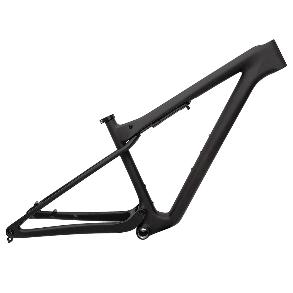 AliExpress NONE Airwolf 29ER BOOST XC Carbon Fiber Full Suspension Bike Frame BSA S M L MTB 215*35mm Shock Carbon Mountain Bicycle Frame