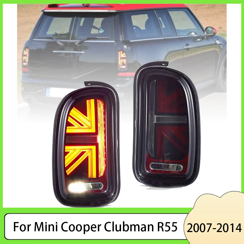 LED Tail Lights for Mini Cooper Clubman R55 2007-2014 Assembly Turn Signal DRL Car Back Lamps