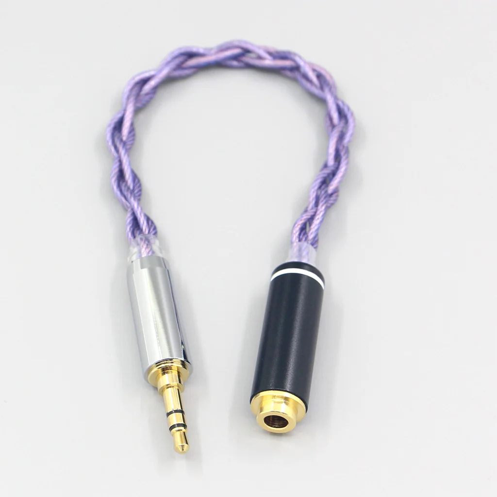Type2 1.8mm 140 núcleos litz 7n occ cabo de fone de ouvido para 3.5mm xlr 6.5 2.5mm macho 4.4mm macho para 4.4mm fêmea ifi zen dac ln 007905