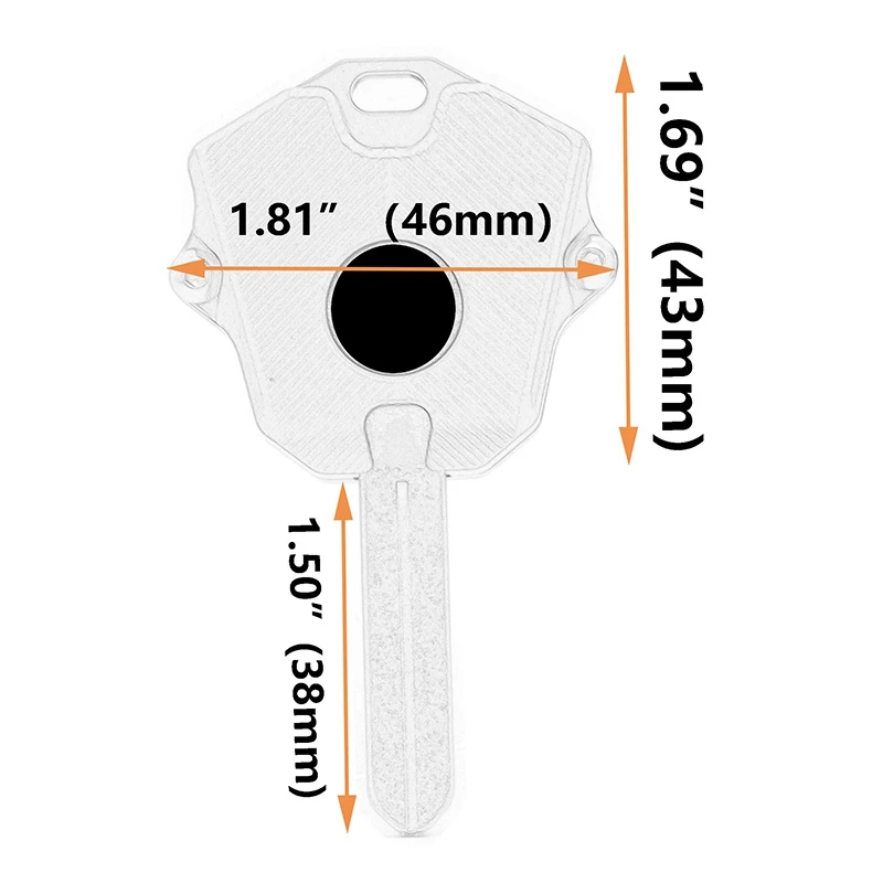 Motorcycle Key Case Cover Shell for CBR650R CB650R CB650F CBR650F 2014-2020 CB500X CB500F Key Embryo,