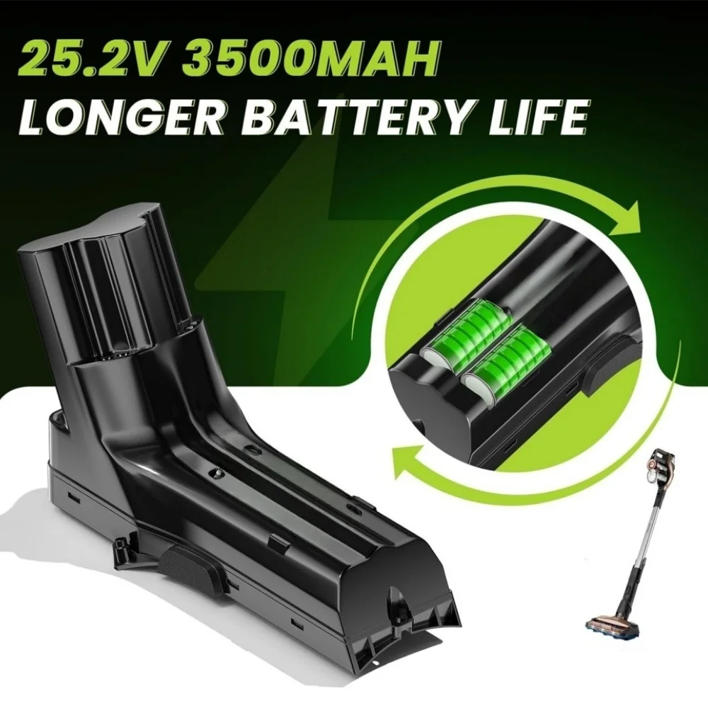 

25.2V 6800mAh for Philips Vacuum Cleaner SpeedPro Max Aqua SpeedPro Max Stick XC8147 FC6822 FC6823 FC6904 FC6908 FC6822/01