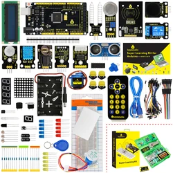 Keyestudio STEM Super Starter Kit With Mega Board +32 Projects For Arduino Starter Kit Electronic DIY Programming Kit +Tutorial