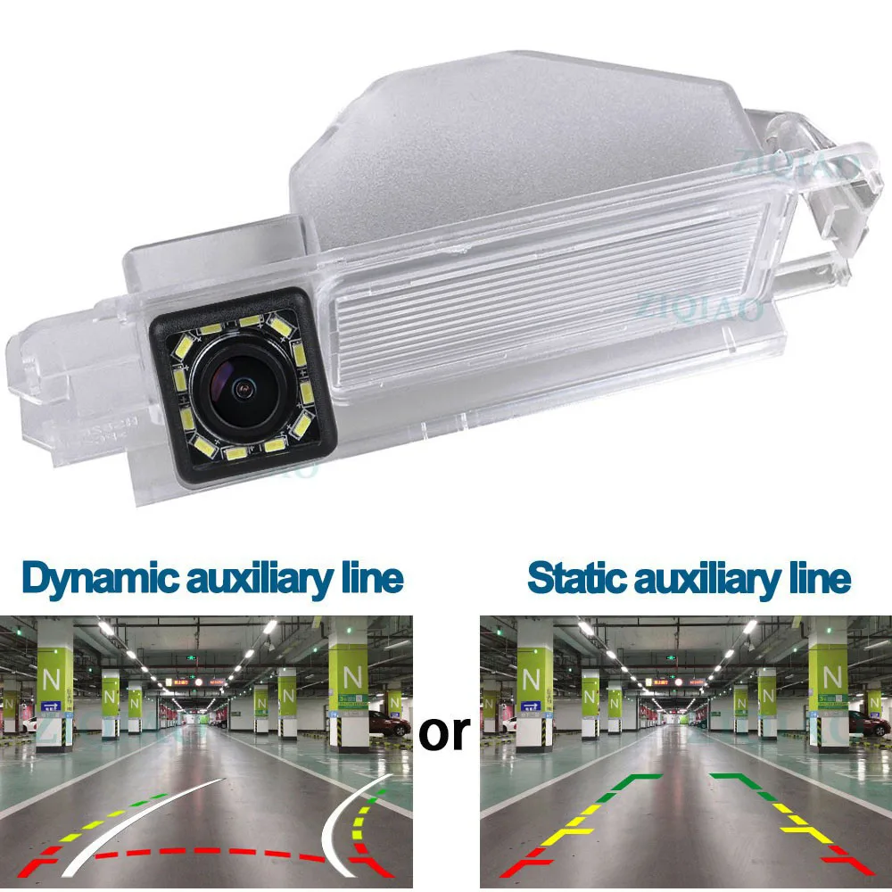 ZIQIAO for Nissan March Micra K13 2010-2017 K12 2002-2010 Renault Dacia Logan Sedan 2005-2016 HD Rear View Camera HS021