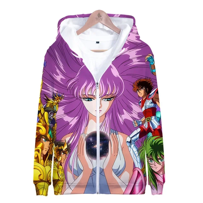 HN8 อะนิเมะ Saint Seiya hoodies อัศวินของ Zodiac คอสเพลย์ hoodie เสื้อผู้ชายผู้หญิง harajuku streetwear เสื้อยอดนิยม) 4Dc
