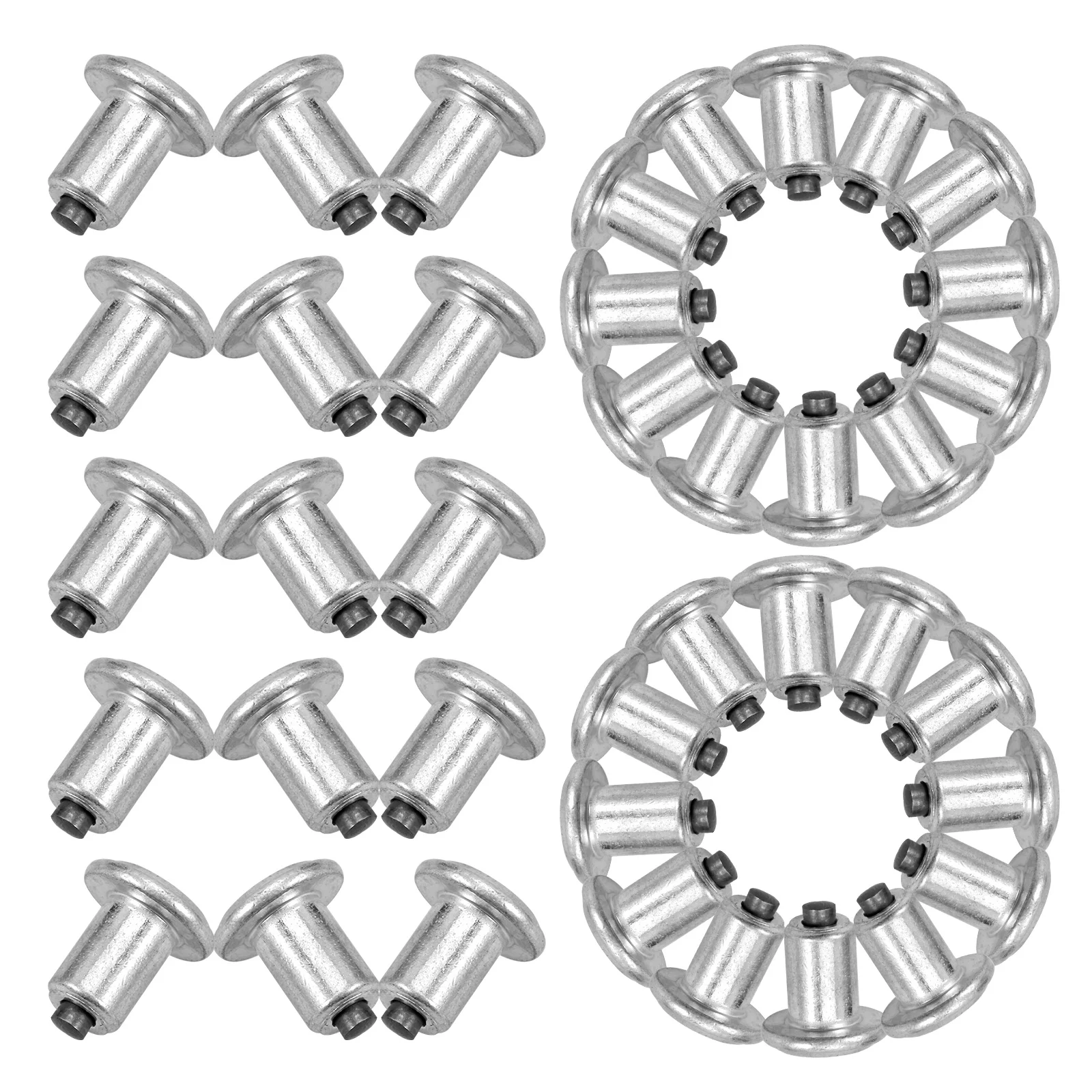 

100Pcs Tire Anti-Skid Studs Durable Wear-Resistant Spikes for Car Suv Atv Motorcycle Snow Tires Tire Studs Tyre Spikes