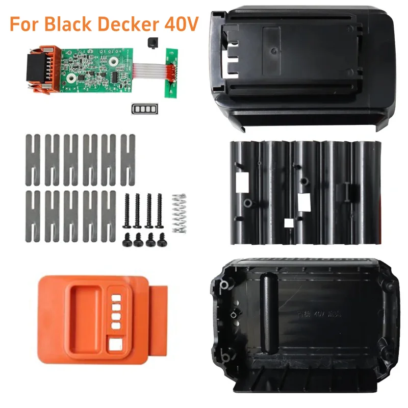 For Black Decker LBXR36 36V 40V LBX2040 Battery Plastic Case Charging Protection Circuit Board PCB Box