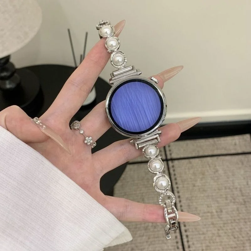 

Сверкающее алмазное стекло Aurora подходит для ремешков HW Watch Fit3/Fit4 и ремешков HW 8/9/10NFC ручной работы.