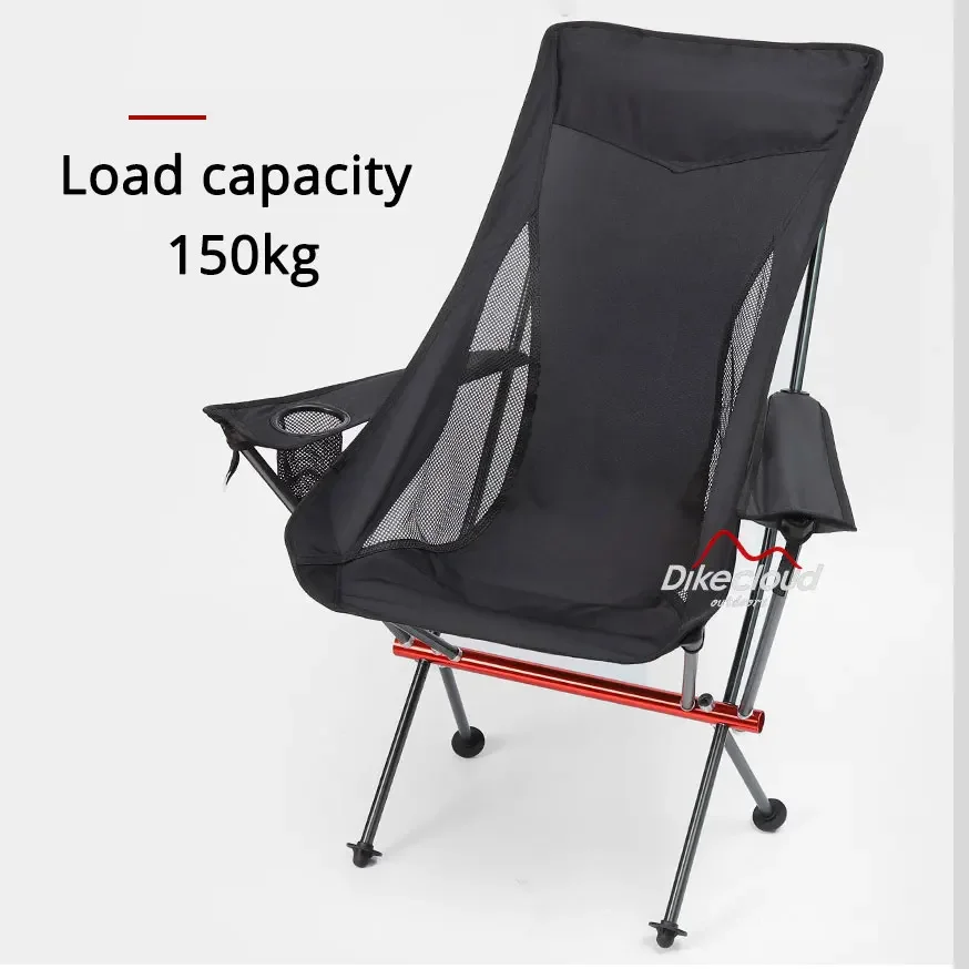 MOEYE Folding Chair Ultralight Portable High Back Armchair Outdoor Camping Hiking Durable  Aluminum Chair