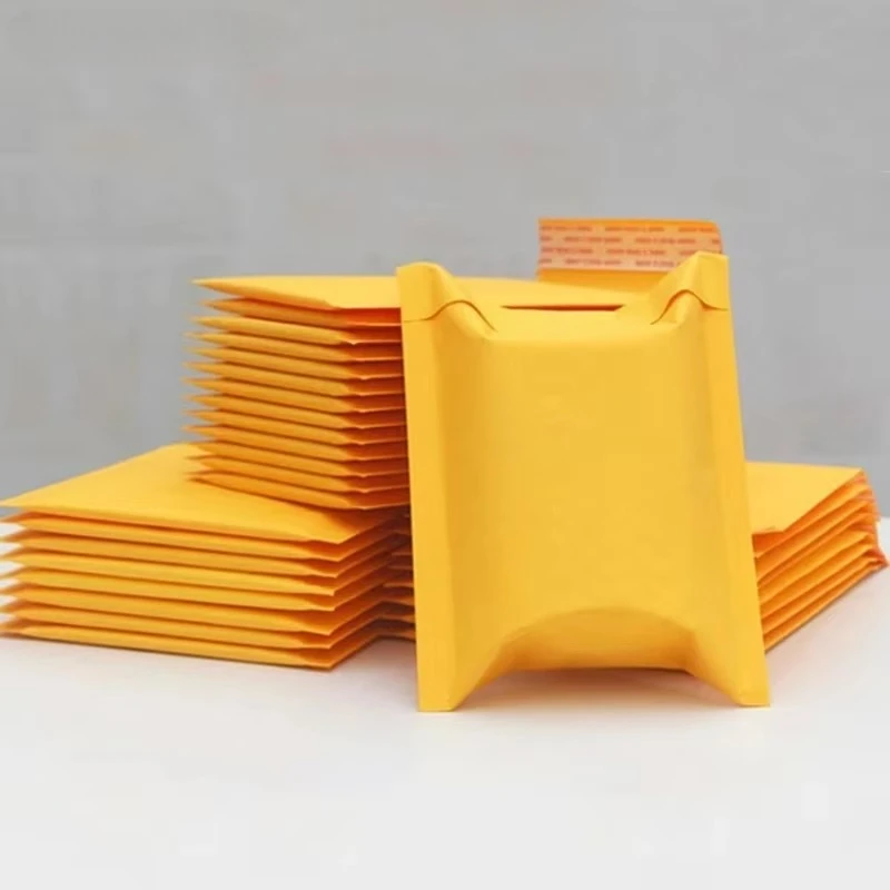 20PCS/Lot Kraft Paper Bubble Envelopes Bags Different Specifications Mailers Padded Shipping Envelope With Bubble Mailing Bag
