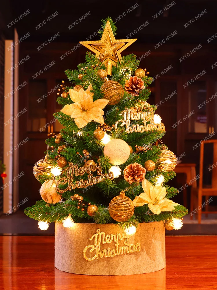 Korean Mini Small Christmas Tree Home Package Decoration Gift Desktop