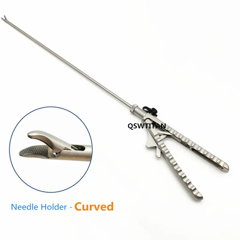 Stainless steel Laparoscopic Simulation Training Needle Holder Forceps Surgery Practice Tool
