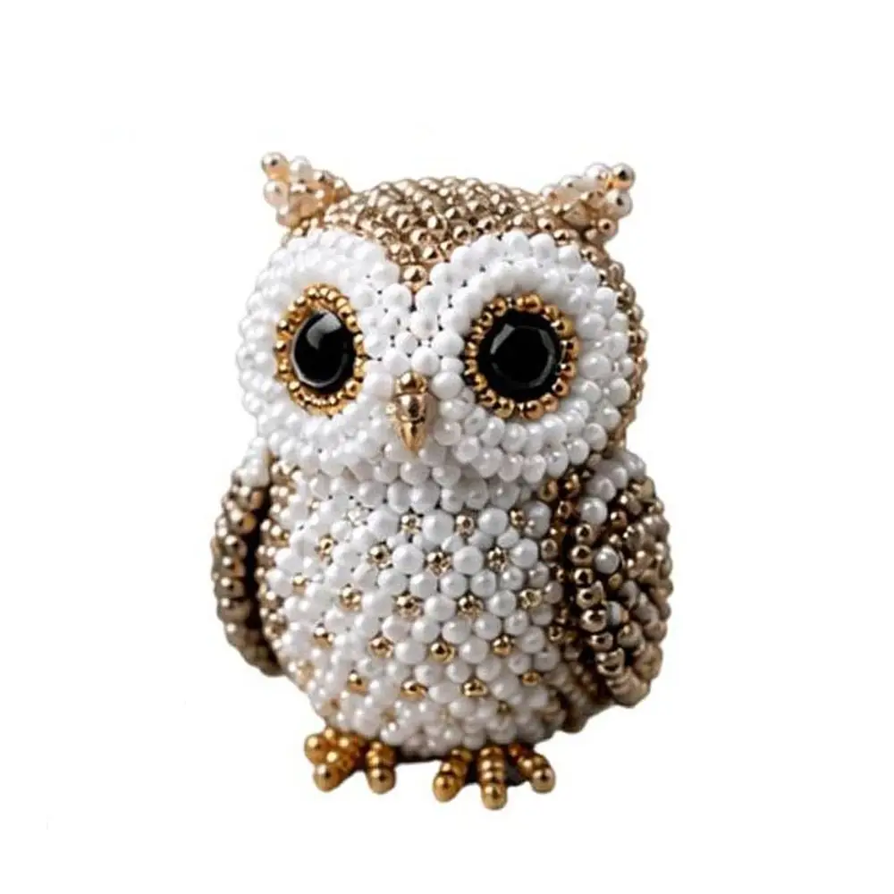 3D Animals Bead Embroidery Set DIY Animals Educational Handcraft Beadwork Crafts Kit Colorful Play Projects Jewelry Making Set