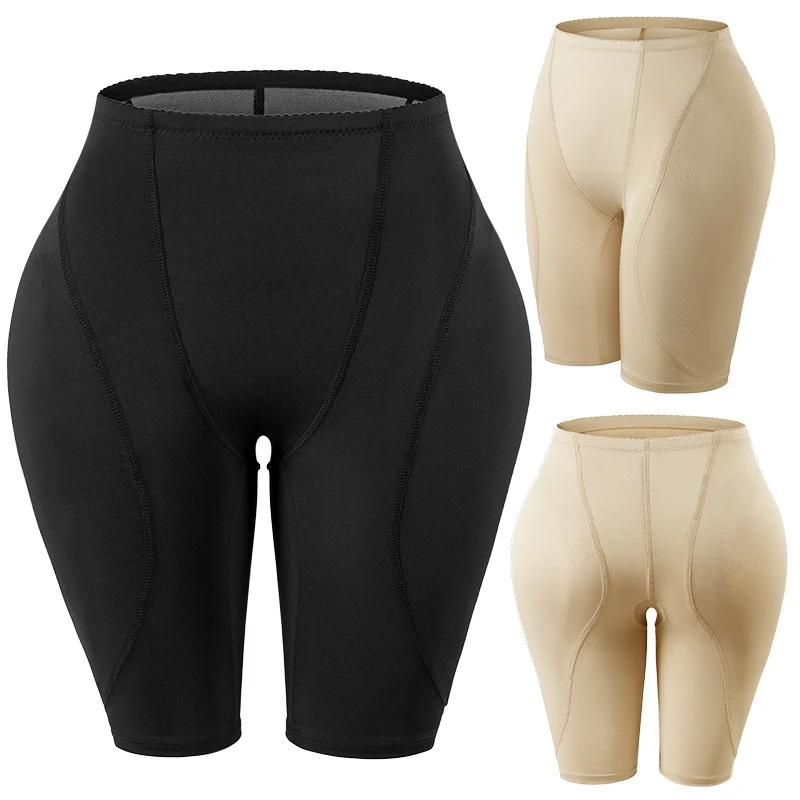 Women's tummy control pants with fake buttocks, hip enhancer, fake butt, butt-lifting pants, plus size with butt pads, body shap