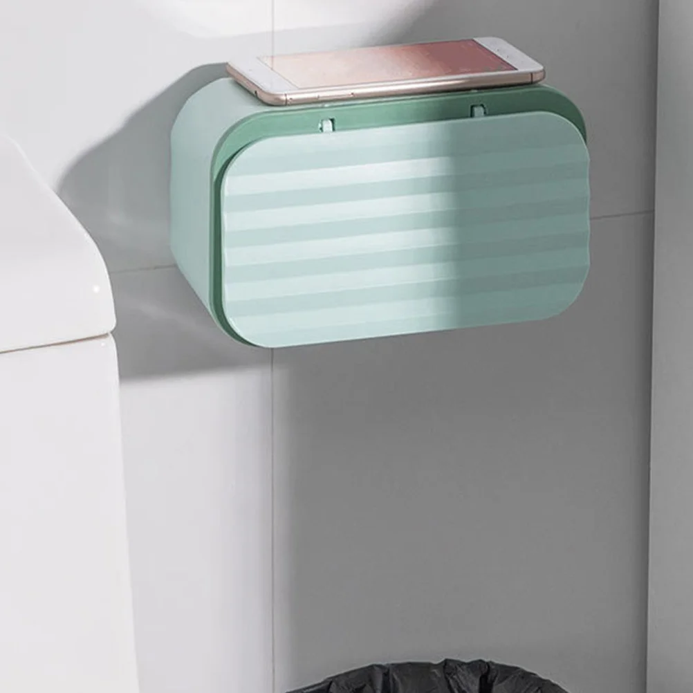 

Creative Tissue Box Rectangular Case Functional Decorative Cover Living Room Boxes Storage R om Color Smooth Surface Plastic