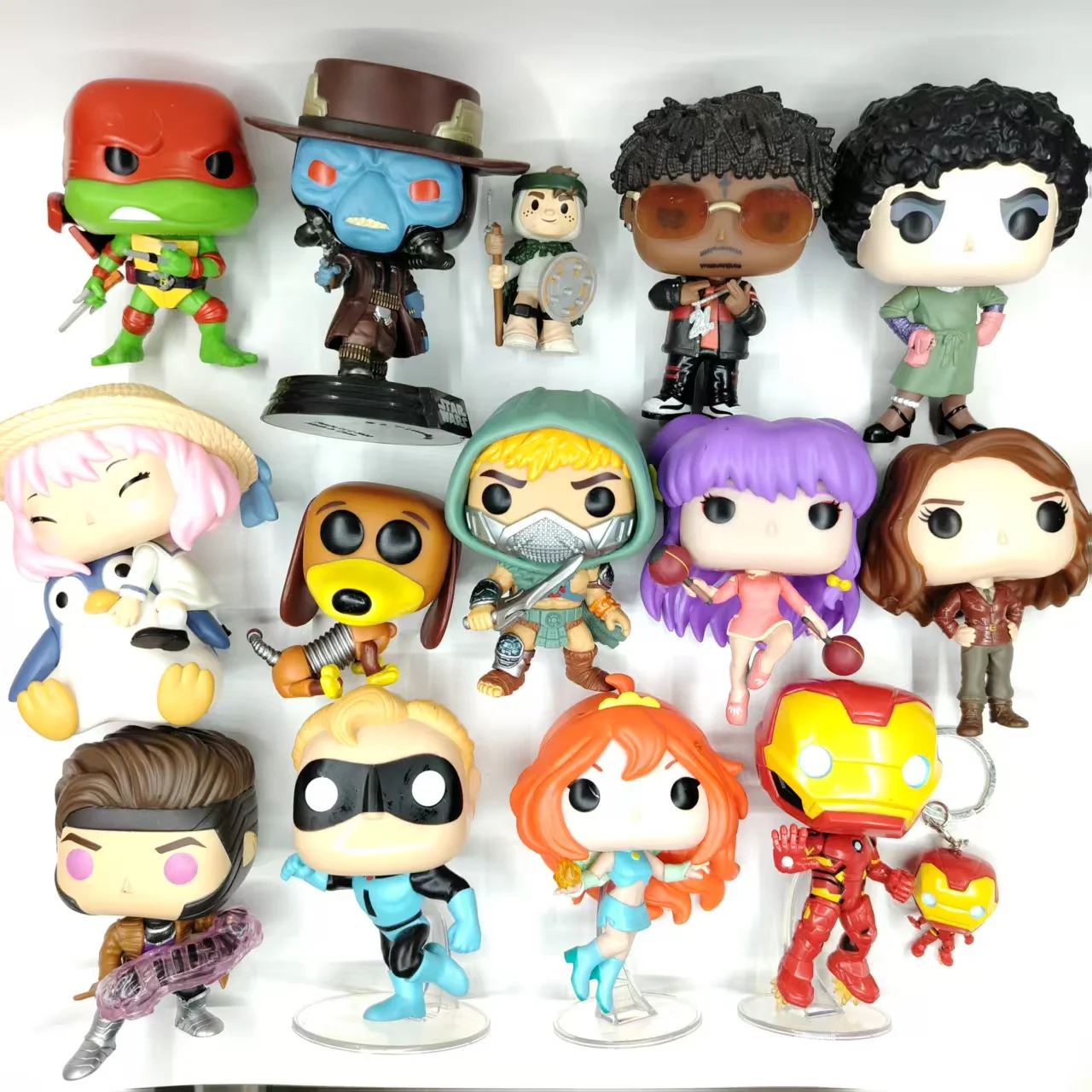 Figuras de ação pop originais Stranger Things Mr. Incrível Escorpião Savage Deadpool Wolverine Gambit Ranma Shampoo Criança Presente de Natal